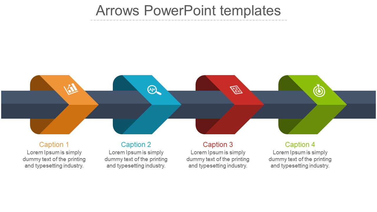 Arrows Powerpoint Templates-multicolor